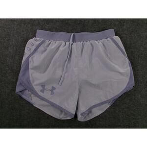 Under Armour Shorts Womens Extra Small Lavender Athletic Mesh Elastic Sporty